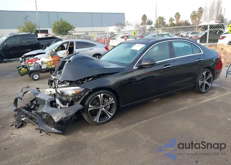 2023 Mercedes-Benz C 300 Sedan из США, поврежденный, VIN W1KAF4GBXPR127500